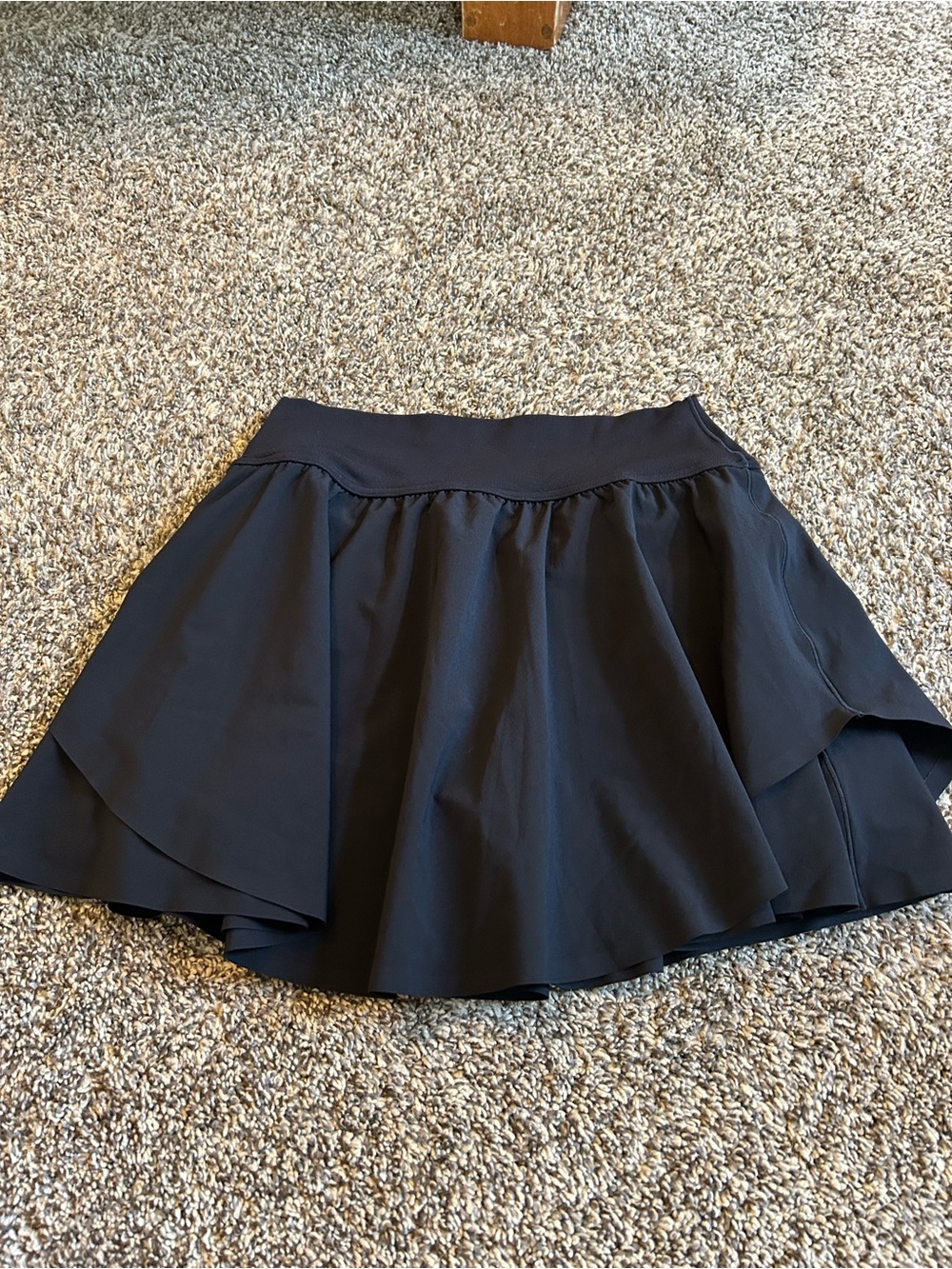 Offline by Aerie Real Good Black Layered Flare Skort